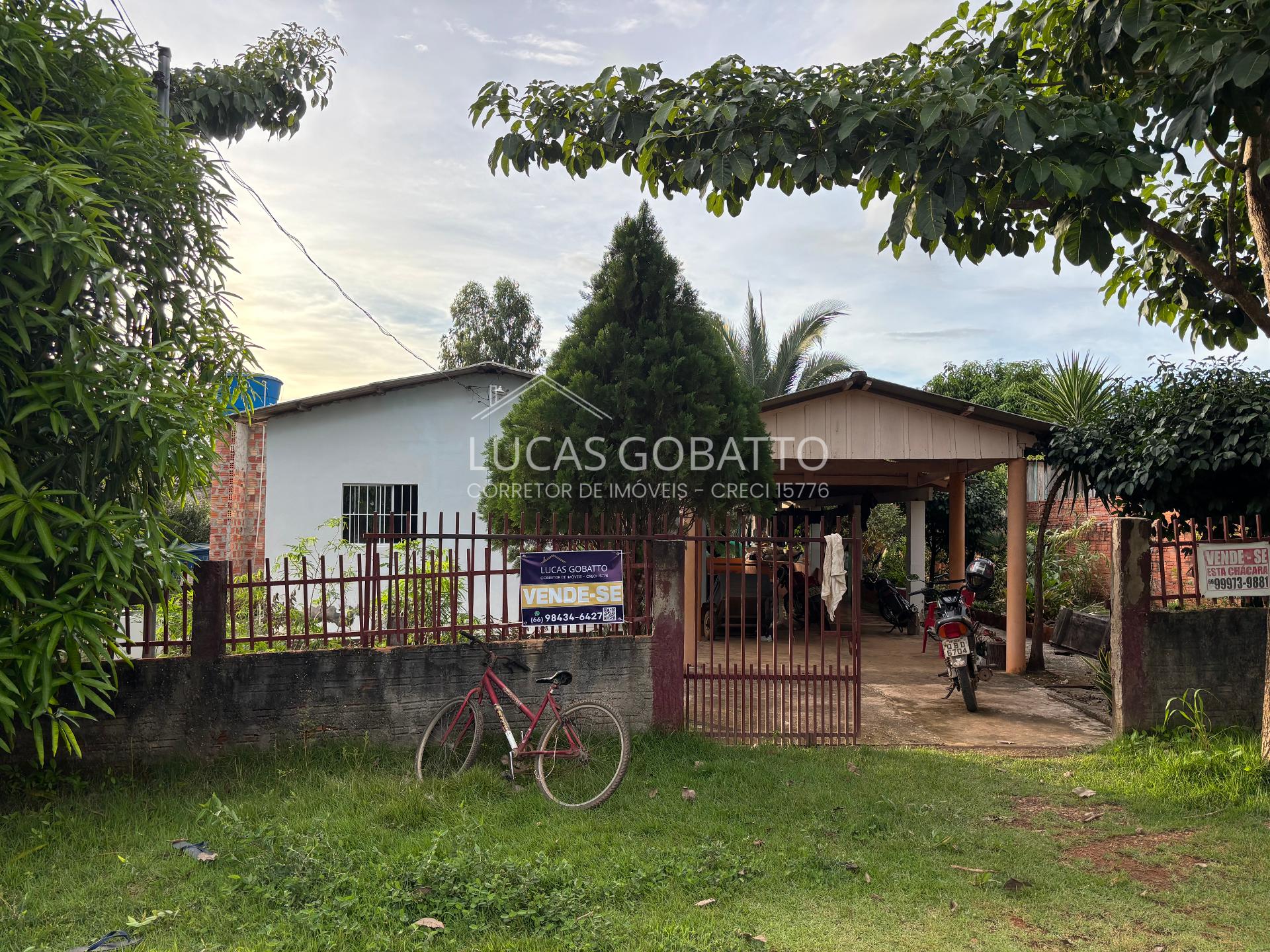 [REVISAR IMPORTAÇÃO] CHÁCARA Á VENDA COM CASA TODA MURADA NA LINHA DO BASILIO EM JUARA-MT — 1